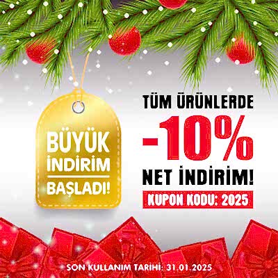 Yeni Yıl İndirimi Başladı!